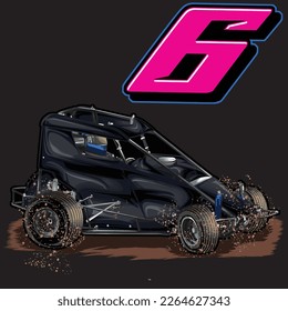 dirt racing splash illustration isolated in black background for poster, t-shirt, graphic design, business element and card