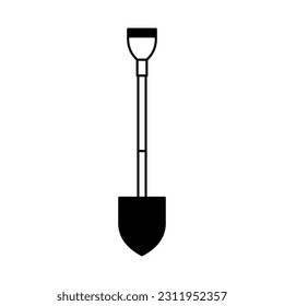 Dirt Shovel Icon For Logos And More