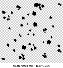 dirt stains icon flat vector on transparent background
