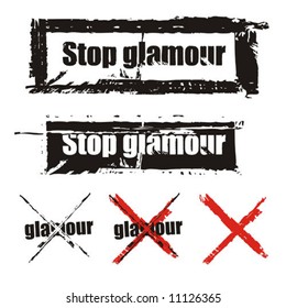 dirty background - stop glamour