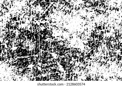 Dirty black and white grunge background. Abstract black spots on white