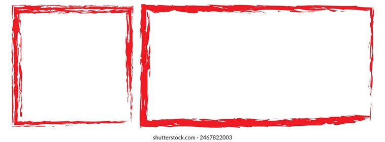Dirty borders collection on white background. Collection of black paint, ink brush strokes, brushes, lines. Dirty artistic design elements. Vector illustration. 11:11