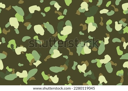 Dirty Camo Print. Seamless Vector Background. Digital Grey Camouflage. Army Urban Grunge. Green Vector Pattern. Military Tree Brush. Fabric Green Texture. Seamless Paint. Modern Abstract Camoflage.