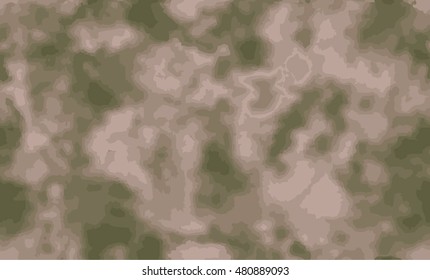 Dirty camouflage repetitive pattern. Green and tan shades.