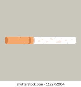 Dirty cigarettes vector. free space for text. wallpaper. background.