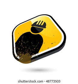 signo de construcción sucia