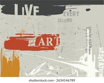 dirty damaged newspaper design,
Abstract graffiti, paint splashes, scribbles, abstract grunge paint,
Abstract Brushstrokes and Splatter, grunge typography collage texture overlay background. graffiti 