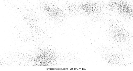 Sujo ou pó filme grão speck grão grão grunge sobreposição sobre fundo branco grão partículas de ruído Vintage grunge textura de papel isolado. Fundo angustiado velho sobreposição.