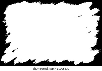 "Dirty frame". Can be used in grunge illustrations