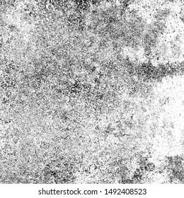 Dirty grunge background. The monochrome texture is old. Vintage worn pattern. The surface is covered with scratches