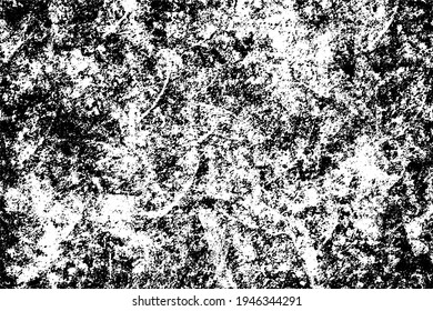 Dirty grunge background. The monochrome texture is old. Vintage worn pattern. The surface is covered with scratches