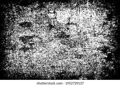Dirty grunge background. The monochrome texture is old. Vintage worn pattern. The surface is covered with scratches