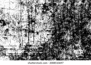 Schmutziger brüchiger Hintergrund. Die monochrome Textur ist alt. Vintage abgenutzte Muster. Die Oberfläche ist mit Kratzern bedeckt