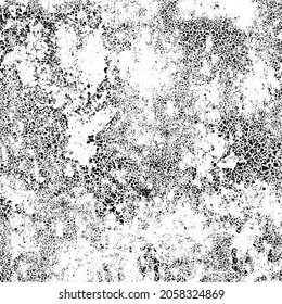 Fondo sucio de grunge. La textura monocroma es antigua. Patrón vintage desgastado. La superficie está recubierta de arañazos