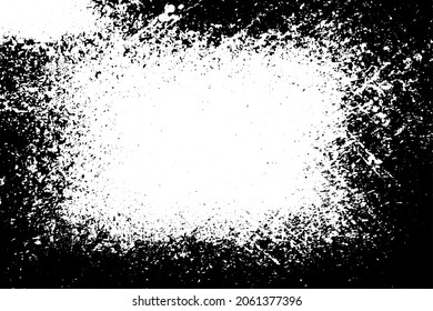 Dirty grunge background. The monochrome texture is old. Vintage worn pattern. The surface is covered with scratches