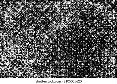 Dirty grunge background. The monochrome texture is old. Vintage worn pattern. The surface is covered with scratches
