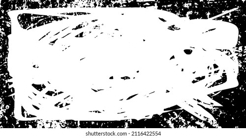 Dirty grunge background. The monochrome texture is old. Vintage worn pattern. The surface is covered with scratches