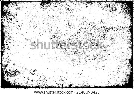 Dirty grunge background. The monochrome texture is old. Vintage worn pattern. The surface is covered with scratches