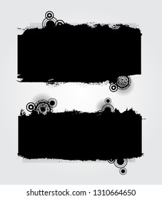 Dirty grunge banners