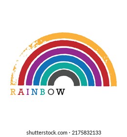 Dirty grunge texture vector illustration, abstract background set, contemporary background, multicolored rainbow colors, design elements for social media, blog posts, web banners 60, 70 retro graphics