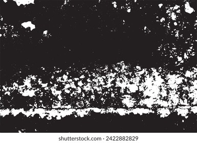 Dirty grunge white painted cracked asphalt texture