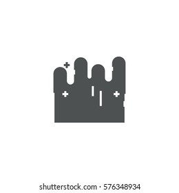 dirty icon. sign design
