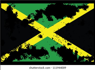 Dirty Jamaica flag backgrounds