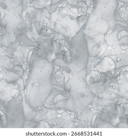 Dirty Marble Floor Texture. Dark Gradient Watercolor. Gray Alcohol Ink Watercolor. Gray Rock Wall. Dark Marble Background. Dirty Water Color Splash. Vector Abstract Template. Grey Vector Pattern.