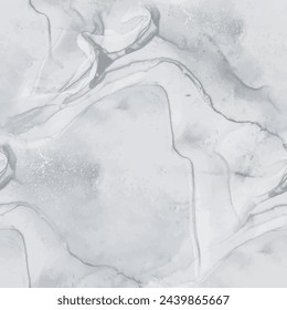 Dirty Marble Paint Texture. Gray Alcohol Ink Background. Grey Elegant Splash. Dark Rock Slate. Dark Seamless Watercolor. Gray Marble Background. Modern Abstract Painting. Dirty Water Color Repeat.