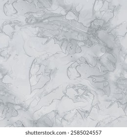 Dirty Marble Slate Pattern. Dark Gradient Background. Dark Tile Floor. Gray Water Color Watercolor. Modern Seamless Template. Dirty Alcohol Ink Splash. Fluid Vector Splash. Gray Marble Watercolor.