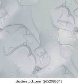 Dirty Marble Slate Pattern. Dark Rock Floor. Vector Abstract Painting. Dark Seamless Watercolor. Gray Marble Background. Fluid Vector Ceramic. Gray Alcohol Ink Watercolor. Dirty Water Color Splash.