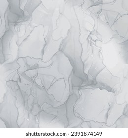 Dirty Marble Slate Pattern. Dirty Water Color Background. Gray Gradient Watercolor. Gray Marble Background. Fluid Vector Texture. Vector Abstract Painting. Dark Alcohol Ink Marble. Dark Rock Floor.