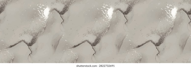 Dirty Marble Slate Texture. Dirty Abstract Watercolor. Dark Rock Floor. Gray Water Color Marble. Dark Vector Texture. Gray Marble Background. Dark Alcohol Ink Watercolor. Modern Abstract Template.