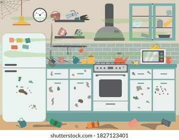 76 Messy kitchen cupboard Images, Stock Photos & Vectors | Shutterstock