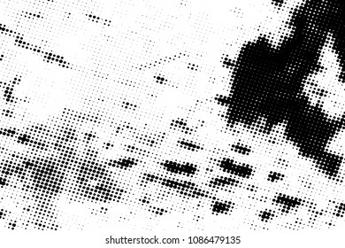 Dirty noise aging design template. Distress grunge halftone overlay texture. EPS10 vector.