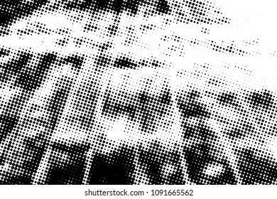 Dirty noise aging design template. Distress grunge halftone overlay texture. EPS10 vector.