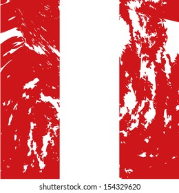 Dirty Peru flag background