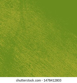Dirty rustic rough empty cover template. Distressed spray green grainy back texture. Grunge dust messy background. Aged splatter crumb wall backdrop. Weathered aging design element. EPS10 vector
