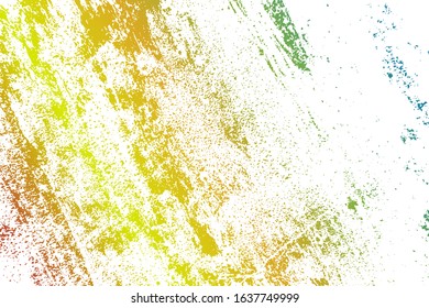 Dirty rustic rough empty cover template. Distressed spray green grainy back texture. Grunge dust messy background. Aged splatter crumb wall backdrop. Weathered aging design element. EPS10 vector