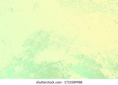 Dirty rustic rough empty cover template. Distressed spray green grainy back texture. Grunge dust messy background. Aged splatter crumb wall backdrop. Weathered aging design element. EPS10 vector