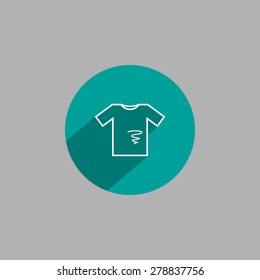 dirty shirt vector icon