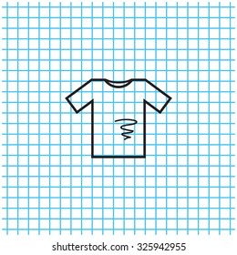 dirty shirt vector icon