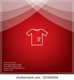 dirty shirt vector icon