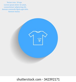 dirty shirt vector icon