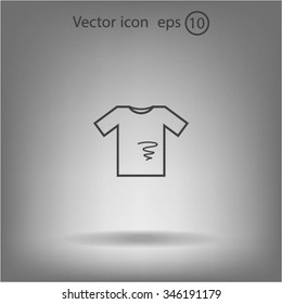 dirty shirt vector icon