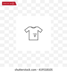dirty shirt vector icon