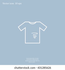 dirty shirt vector icon