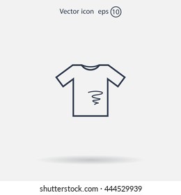 dirty shirt vector icon