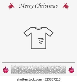 dirty shirt vector icon