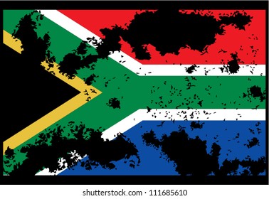 Dirty South Africa flag backgrounds